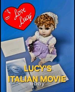 Franklin Mint? I LOVE LUCY Portrait Baby Doll ITALIAN MOVIE Porcelain GRAPES