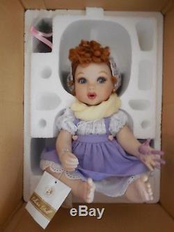 Franklin Mint I Love Lucy Porcelain Baby Doll Lucy's Italian Movie Coa Brand New