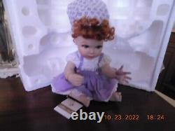 Franklin Mint I Love Lucy Portrait Baby Doll Lucy Stomping Grapes W Hang Tag