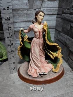 Franklin Mint I Won't Let Tara Go! Gone With The Wind 9 Porcelain Figurine
