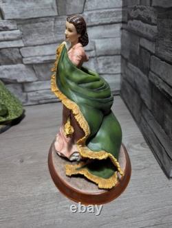 Franklin Mint I Won't Let Tara Go! Gone With The Wind 9 Porcelain Figurine