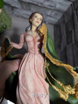 Franklin Mint I Won't Let Tara Go! Gone With The Wind 9 Porcelain Figurine