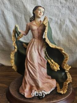 Franklin Mint I Won't Let Tara Go! Gone With The Wind Fine Porcelain Figurine