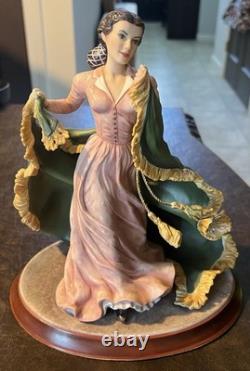 Franklin Mint I Won't Let Tara Go! Gone With The Wind Fine Porcelain Figurine