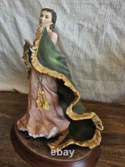 Franklin Mint I Won't Let Tara Go! Gone With The Wind Fine Porcelain Figurine