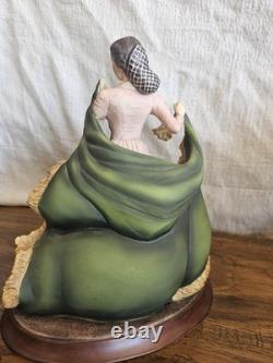 Franklin Mint I Won't Let Tara Go! Gone With The Wind Fine Porcelain Figurine