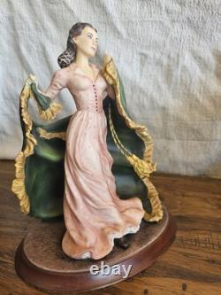 Franklin Mint I Won't Let Tara Go! Gone With The Wind Fine Porcelain Figurine