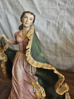 Franklin Mint I Won't Let Tara Go! Gone With The Wind Fine Porcelain Figurine