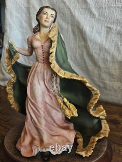 Franklin Mint I Won't Let Tara Go! Gone With The Wind Fine Porcelain Figurine