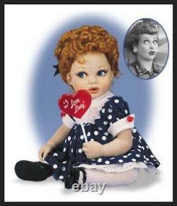 Franklin Mint I love Lucy Porcelain Portrait Baby Doll NIB