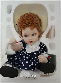 Franklin Mint I love Lucy Porcelain Portrait Baby Doll NIB