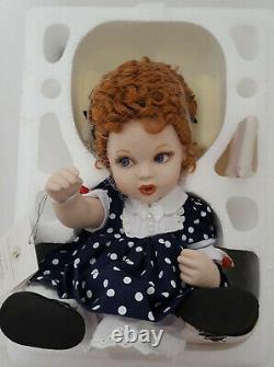 Franklin Mint I love Lucy Porcelain Portrait Baby Doll NIB