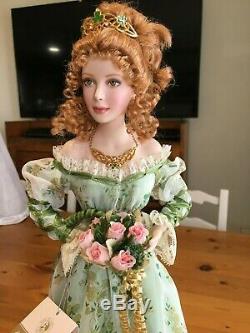 Franklin Mint Irish Bride Rosie Porcelain Collectible Doll RARE
