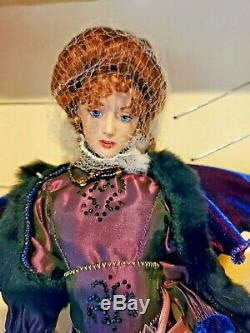 Franklin Mint JOSEPHINE Gibson Girl PARIS FASHION Rare Porcelain Doll w box