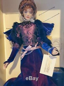 Franklin Mint JOSEPHINE Gibson Girl PARIS FASHION Rare Porcelain Doll w box