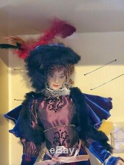 Franklin Mint JOSEPHINE Gibson Girl PARIS FASHION Rare Porcelain Doll w box