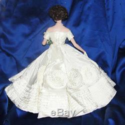 Franklin Mint Jackie Kennedy Bride Wedding Porceline Doll 17 Box + Shipper Coa