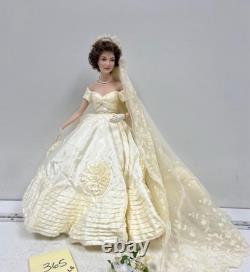 Franklin Mint Jackie Kennedy Bride doll 16 in Original box BEAUTIFUL