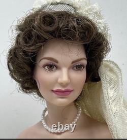Franklin Mint Jackie Kennedy Bride doll 16 in Original box BEAUTIFUL