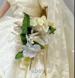 Franklin Mint Jackie Kennedy Bride doll 16 in Original box BEAUTIFUL