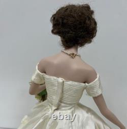 Franklin Mint Jackie Kennedy Bride doll 16 in Original box BEAUTIFUL