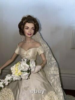 Franklin Mint Jackie Kennedy and JFK porcelain doll