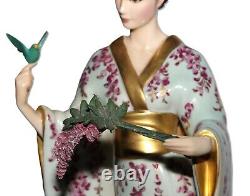 Franklin Mint Japanese Mariko, Princess of the Wisteria Blossoms Figurine
