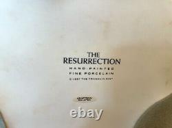 Franklin Mint Jesus Angles Tomb the Resurrection Easter Porcelain Figurine 1991