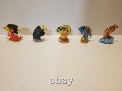 Franklin Mint Jewels Of The Sea Full Set Of 15 Fish Figurines, + Display Case