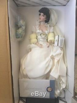 Franklin Mint KATYA Summer Bride Porcelain Doll 17 With COA MIB
