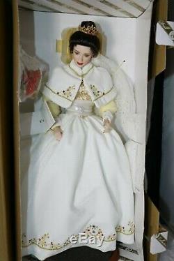 Franklin Mint Katerina Holiday Bride Porcelain Doll NEW In Shipper COA