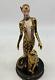 Franklin Mint LEOPARD House of Erte Gold Porcelain FIGURINE Limited Edition