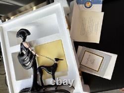 Franklin Mint LIMITED And Numbered Erte Porcelain Figure-Symphony In Black