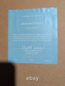 Franklin Mint Lady And Unicorn Fantasy Porcelain Wall Art 14 X 17. O6