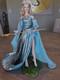 Franklin Mint Lady Of the Lake Camelot Porcelain Doll Excalibur Sword &Stand