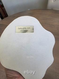 Franklin Mint Lady Of the Lake Camelot Porcelain Doll Excalibur Sword &Stand