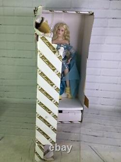 Franklin Mint Lady Of the Lake Camelot Porcelain Doll Excalibur Sword Stand Box