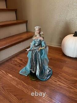 Franklin Mint Lady Of the Lake Camelot Porcelain Doll -complete In Box