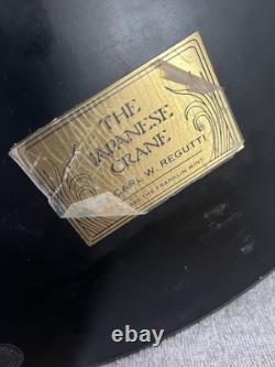 Franklin Mint Large 17 THE JAPANESE CRANE Carl W. Regutti 1985 Porcelain Bronze