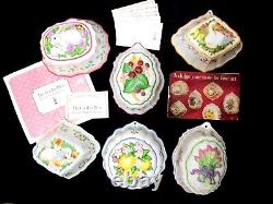 Franklin Mint Le Cordon Bleu Original 6 Piece Set Wall Hanging COA Recipe Cards