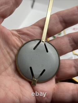 Franklin Mint Le Fruits Du Temps Porcelain 100 Years Cordon Bleu Anniv. Clock