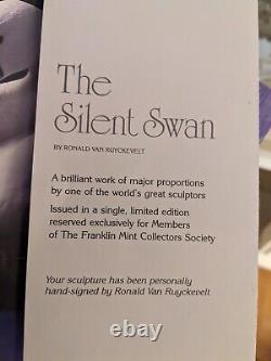 Franklin Mint Limited Edition The Silent Swan