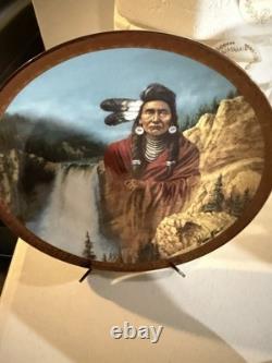 Franklin Mint Lmtd Ed Porcelain Native American Chiefs Plates with COAs (8 plates)
