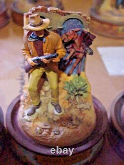 Franklin Mint Ltd. Ed. John Wayne Hand Painted Sculpture. Lot 12+1