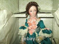 Franklin Mint Madame De Pompadour 18 Porcelain Doll NIB
