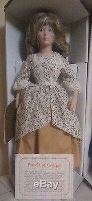 Franklin Mint Maids Of The 13 Colonies Porcelain Dolls