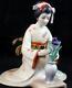 Franklin Mint Maiko Geisha Figurine Maiden of the Perfect Blossom