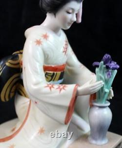 Franklin Mint Maiko Geisha Figurine Maiden of the Perfect Blossom