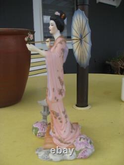 Franklin Mint Manabu Saito Yoshiko Princess of Cherry Blossoms Figurine 11 H