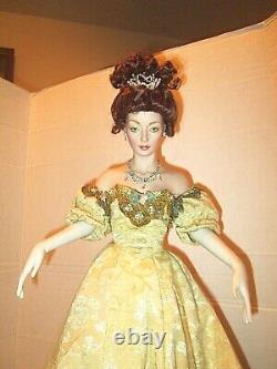 Franklin Mint Margaret Gibson Girl Presentation To The Queen Porcelain Doll